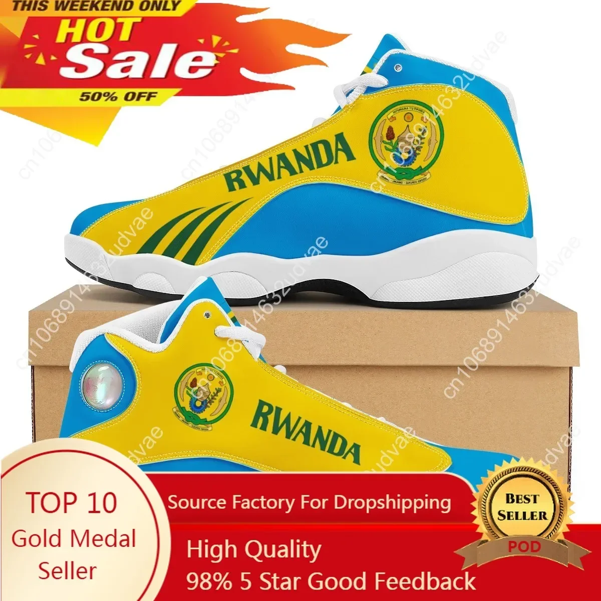 

Rwanda Flag Designer Print Teens Sneakers Casual Cozy Durable Running Shoes Outdoor Footwear Men's Boys Basketball Sports Shoes