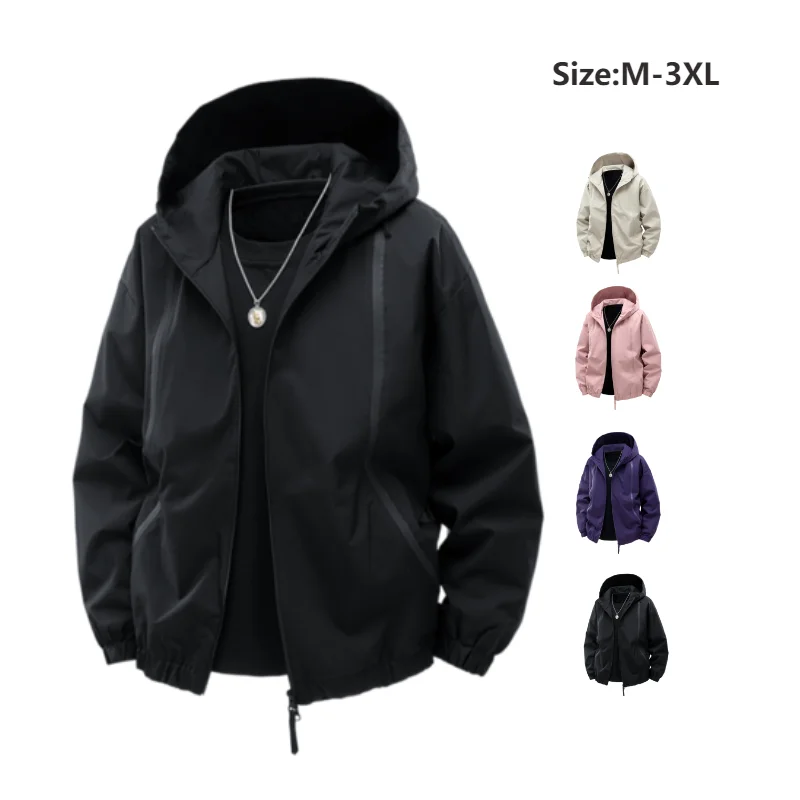 

TAFN 2025 Spring Autumn NEW Fashion leisure Youth Versatile Men Jacket Comfortable Handsome Pockets Style High-end Human Outwear