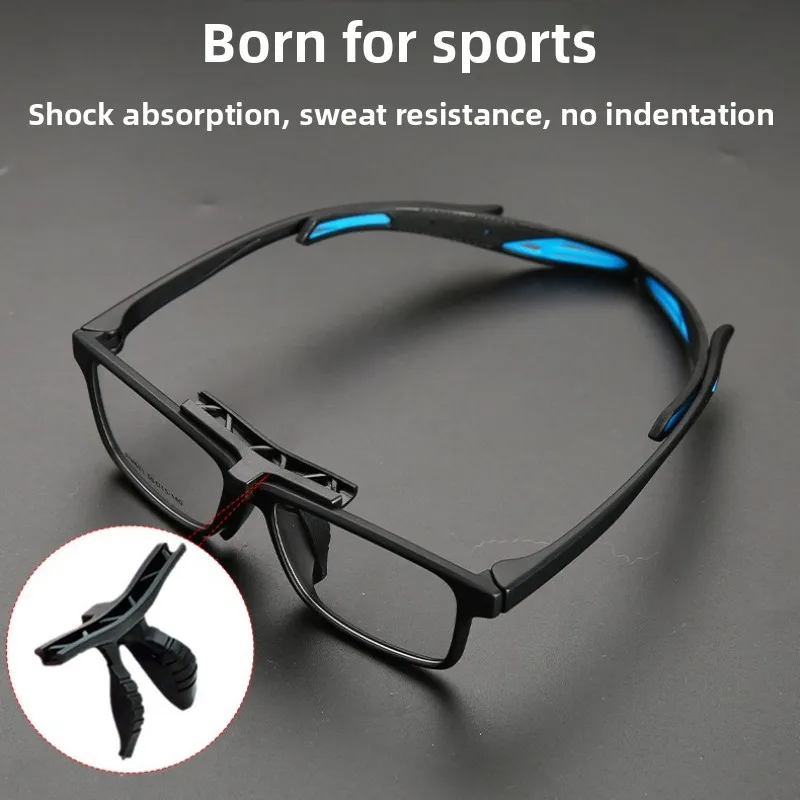CLLOIO Lightweight Multifunctional Myopia Glasses For Basketball Outdoor Sports Men Progressive Prescription Reading Glasses