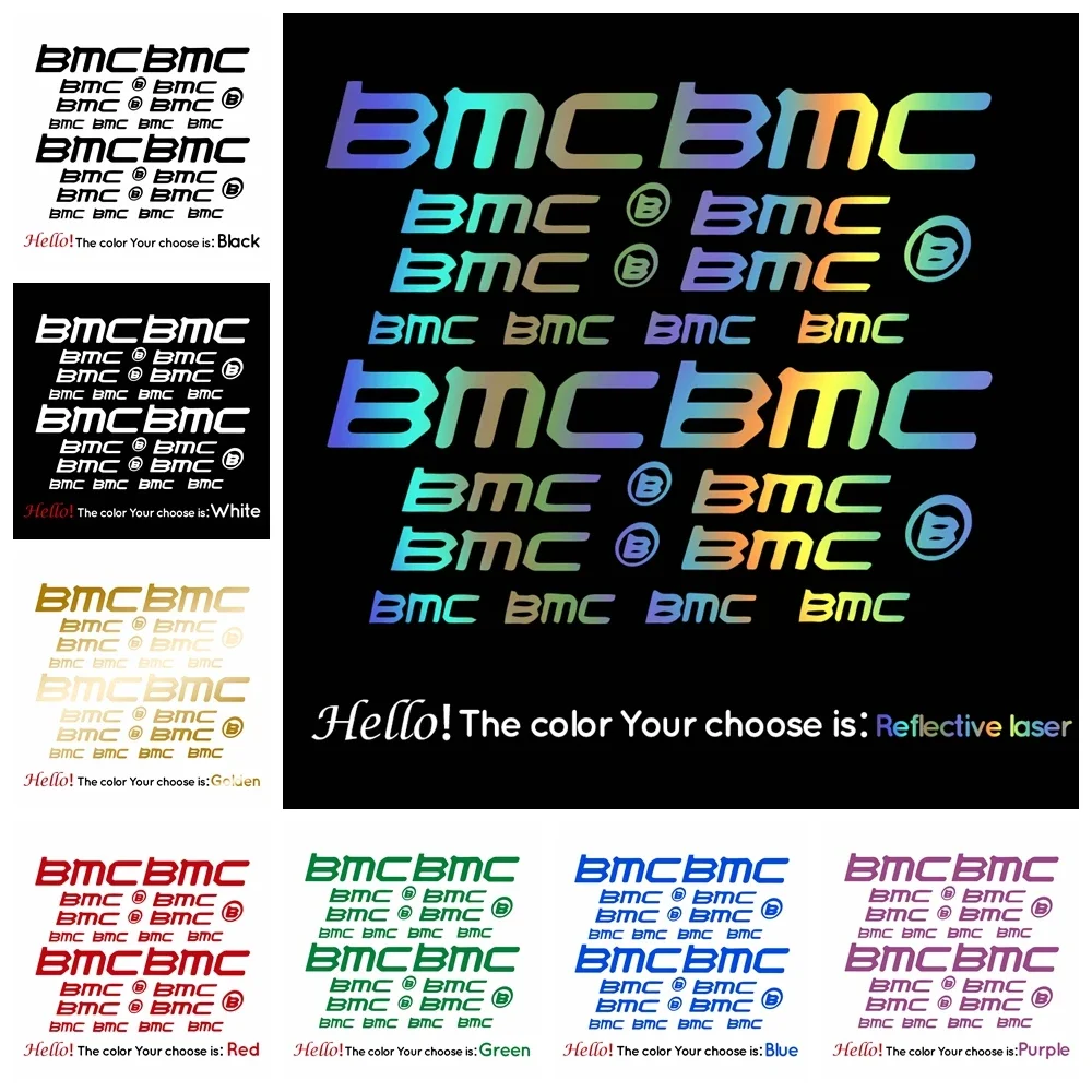 Reflective BMC Kit 3 Stickers Cinelli for Road Bike Mountain Cycling Sticker MTB Bicycle Wheels Decal Protector Parts