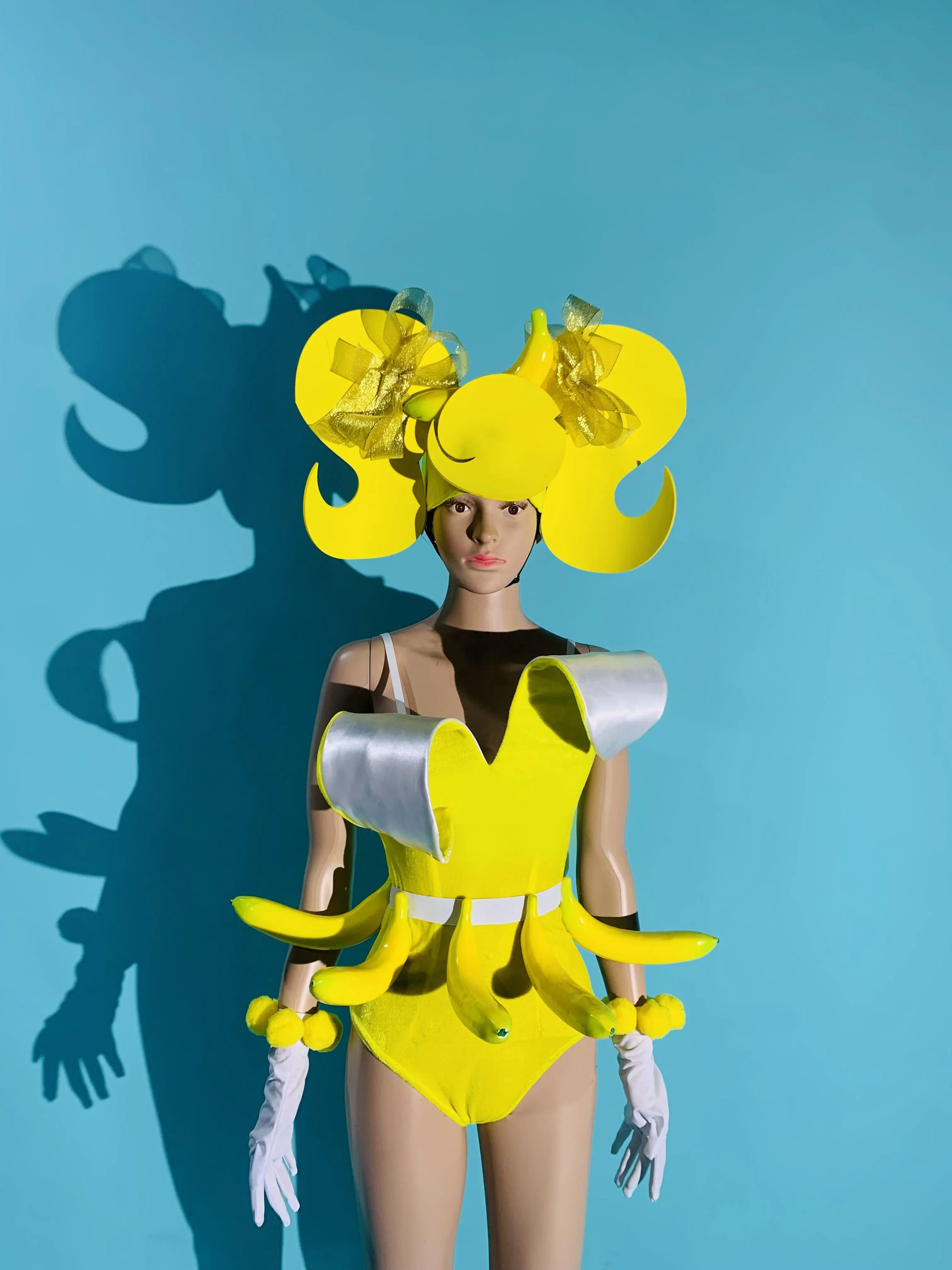 Nightclub Bar Rave Party Banana Dance Costume Women DJ Singer Dancer Stage Wear Cosplay Role-playing Performance Clothes