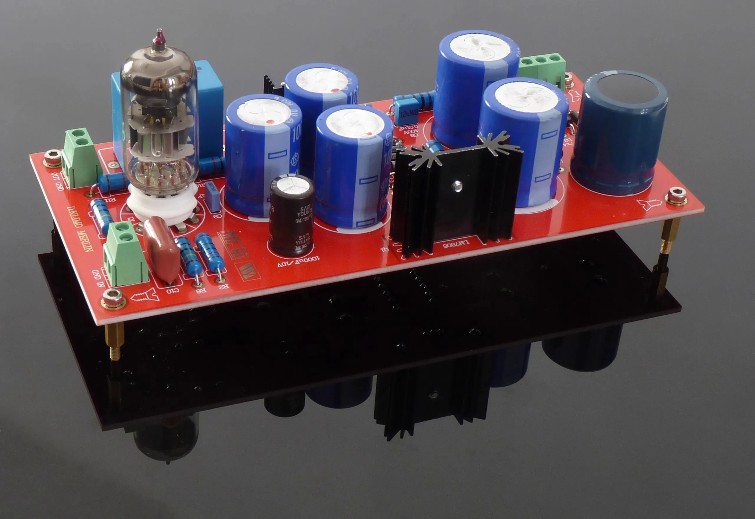 WZ-91 preamplificador de tubo electrónico alemán Tianji D Klimo Klimo línea 1 par 2 uds 6DJ8/6N11/E88CC preamplificador de tubo