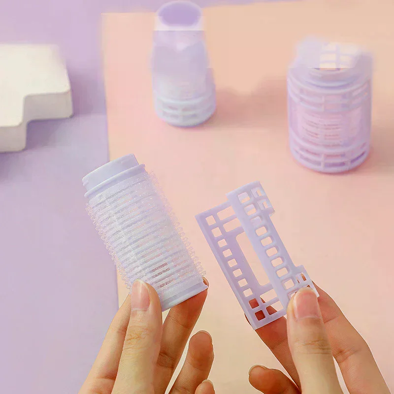 /YOV/Bang Rollers Self-adhesive Lazy Bangs Roller Hair Curlers Hair Curling Air Bangs Roller Clips Styling Tools 1/3/4Pcs
