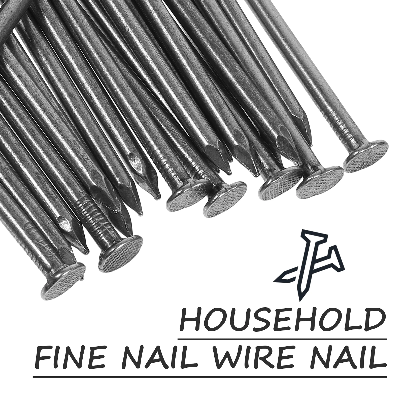 

500g Durable Woodworking Long Nails Iron Nails for Door Frame Finishing Nail Household Hardware Iron Nail Road