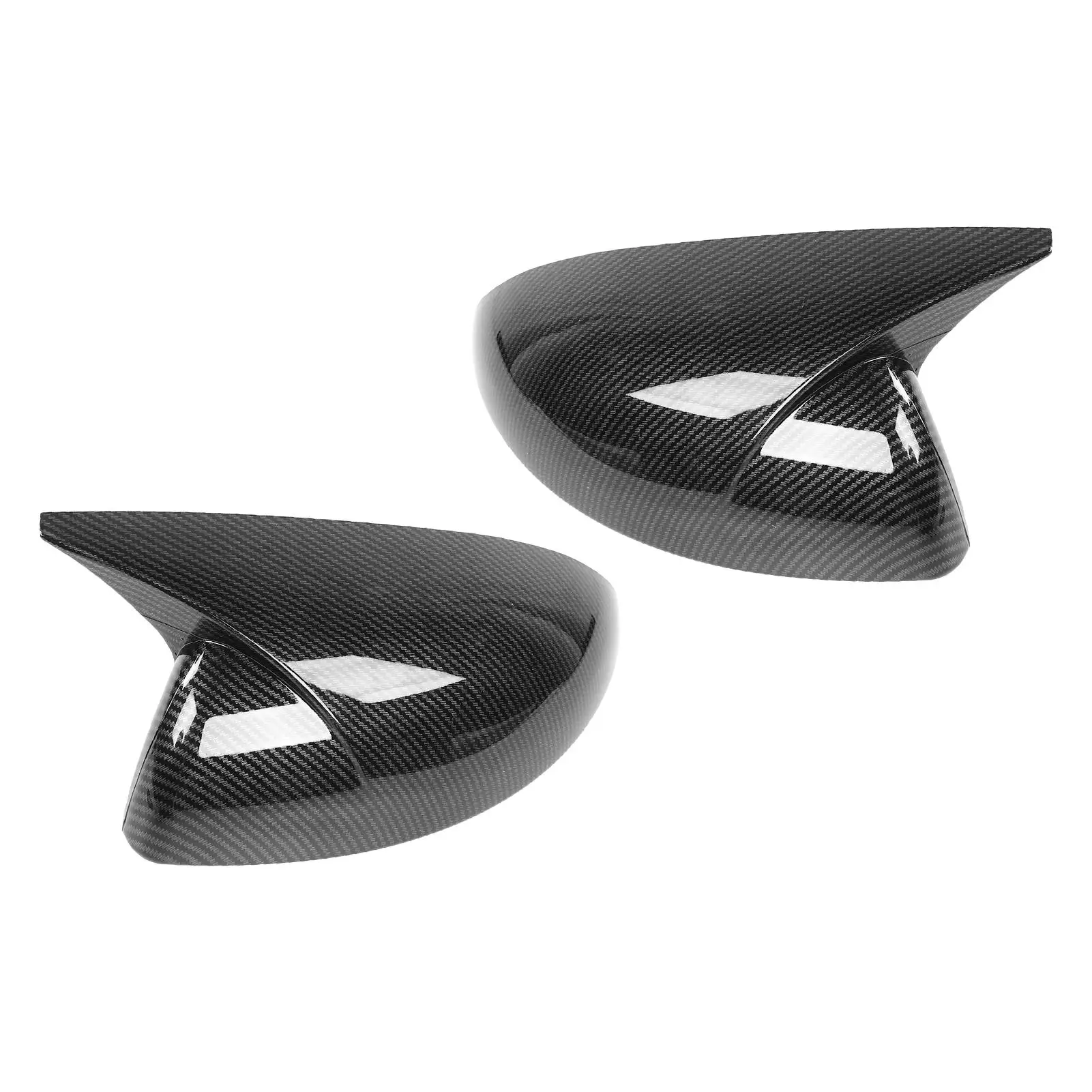 1 Pair Side Mirror Cover Cap Add-On Housing Shell Horn Style Fit for Nissan sentra /Sylphy 2020 2021 Side Mirror Cap