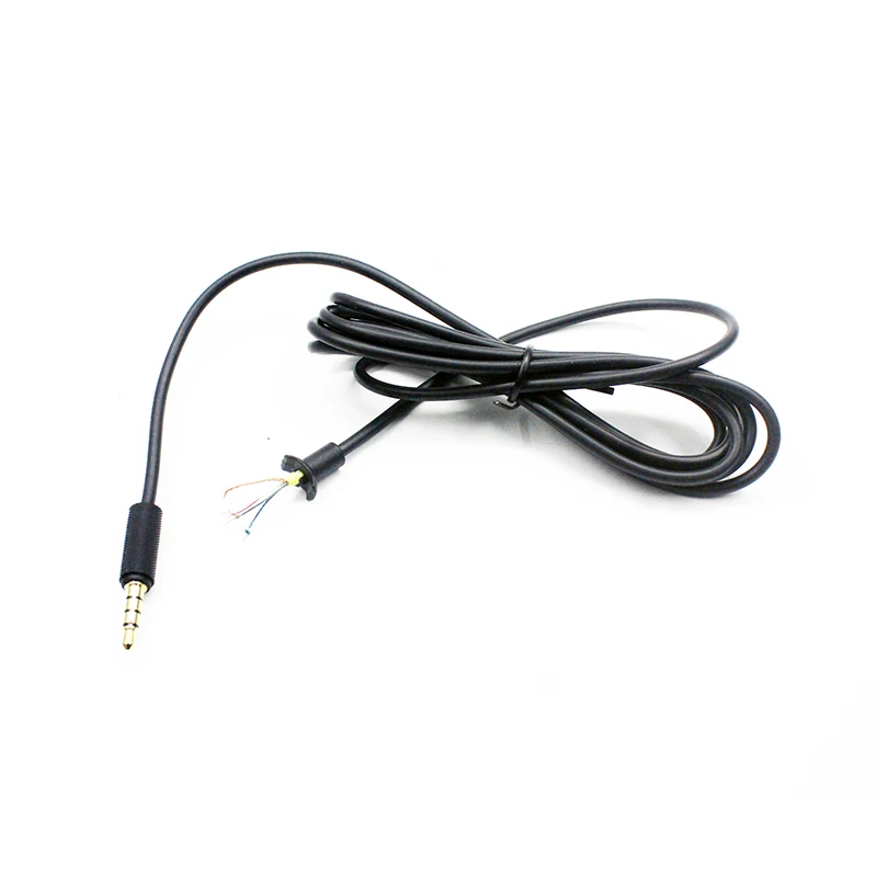 Substituição do cabo de áudio para Logitech, Wired Gaming Headset Repair, macho Plug Jack, 3.5mm, G431, G432, G331