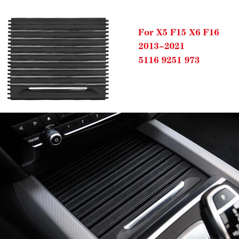 

Center Console Cover Water Cup Holder Sliding Roller Blind Car Accessories For BMW X5 F15 X6 F16 51169251973 2013-2021