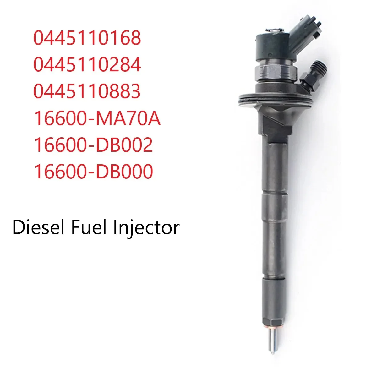 0445110168 Crude Oil Common Rail Fuel Injector for Bosch Nissan Patrol ZD30 DX GU Y61 3.0L 0445110883 Diesel Injector