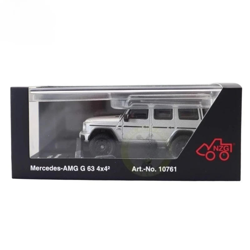 KENGFAI Diecast 1/64 Schaal Mercedes-Benz AMG G63 4x42 2023 Editie Legering Model Auto Speelgoed voor Jongens Gift