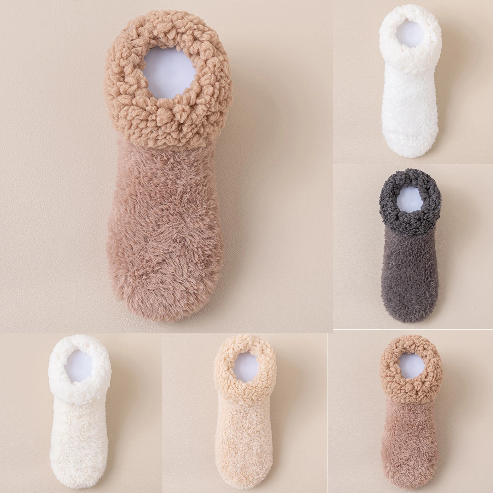 المنزل ارتداء الصوف بطانة جوارب يمكن السير بها على الأرض الدافئة الدفء لينة ارضيات داخلية الأحذية المضادة للانزلاق مريحة النوم جوارب يمكن السير بها على الأرض الخريف الشتاء