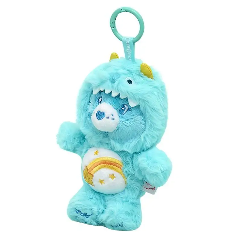 الرعاية الدببة أفخم مفتاح سلسلة Kawaii Carebears قوس قزح الدب أفخم أنيمي هواية دمية محشوة كيرينغ حقيبة دمية عيد الميلاد هدية عيد ميلاد