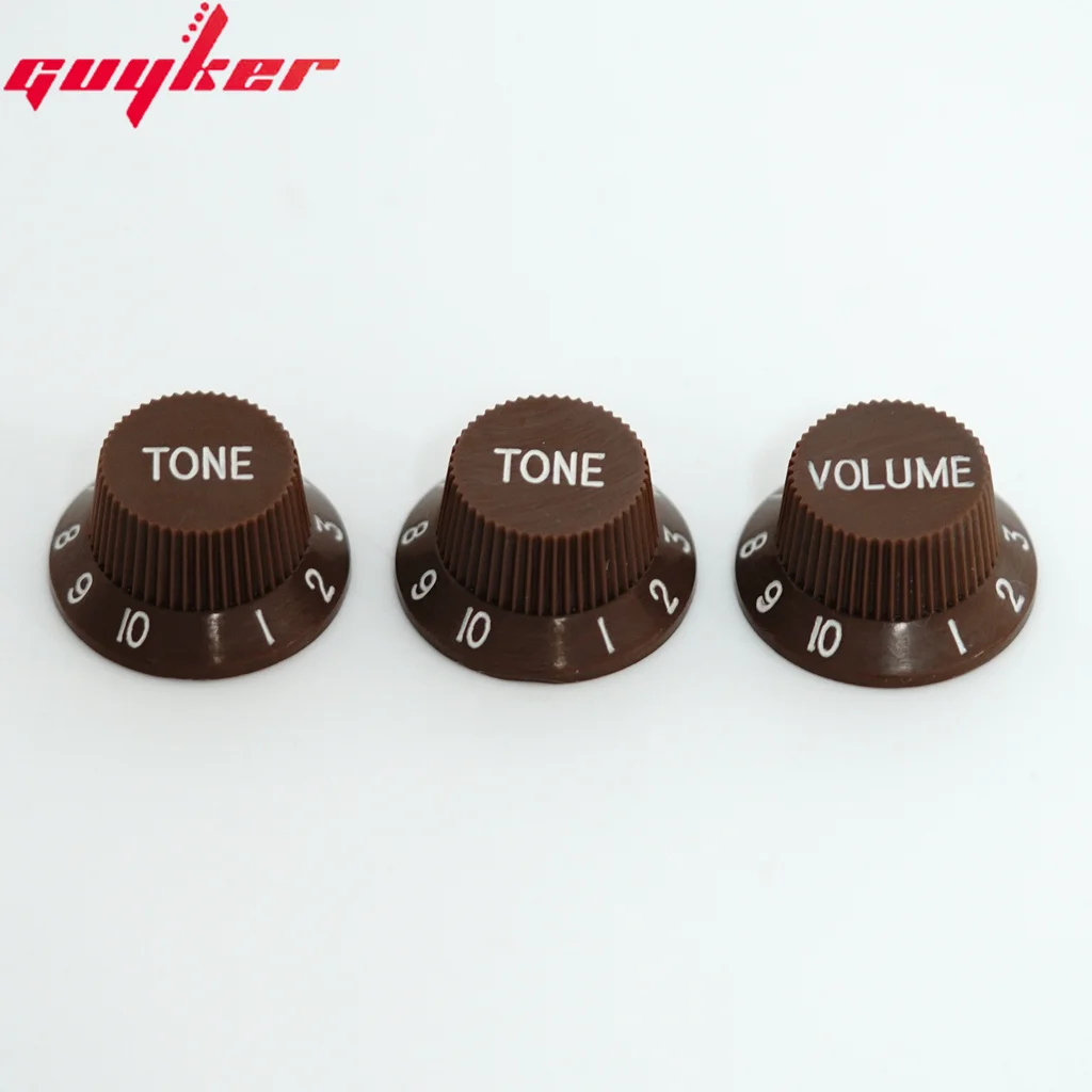 1 Set 1V2T Knob For Electric Guitars Thirty Colors To Choose From