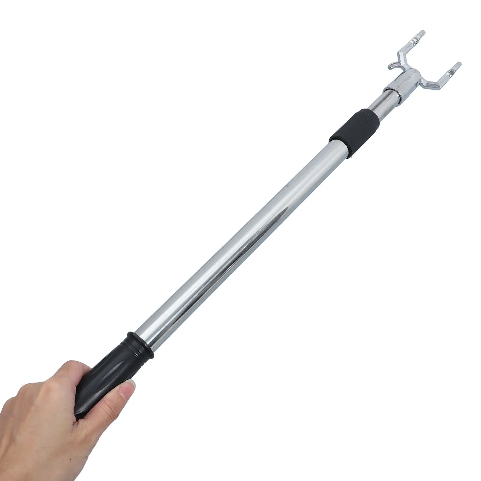 

Телескопическая штанга для одежды из нержавеющей стали, регулируемая, для шкафа, сверхпрочная, для сушки белья, выдвижная сушилка для белья