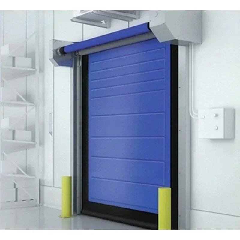 

Customizable PVC Rapid Roll Up Door, Auto Sensor for Cleanroom Refrigerator Lift Gate with Insulation