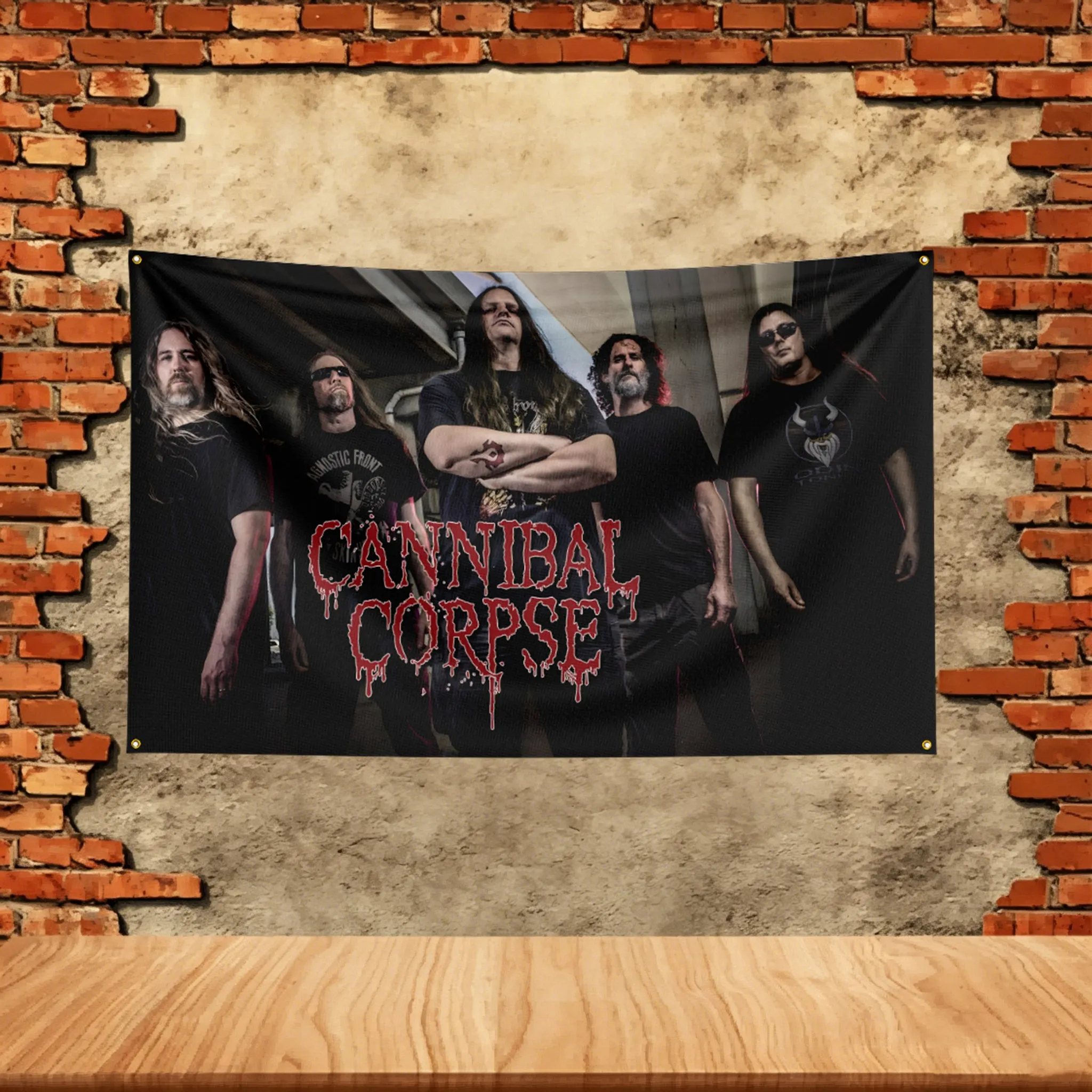 Music Flag 3x5ft for C-Cannibal Corpse Fans Banner Custom any Image Garage Bedroom Living Room Dorm Wall Hanging Decor Tapestry