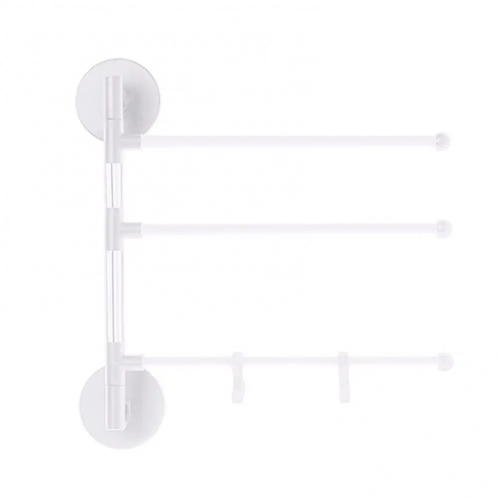 Punch Free Adhesive Bathroom Towel Holder, Wall Mount, Shelf Rack, Organizador, Gabinete, Porta Pendurado Stand