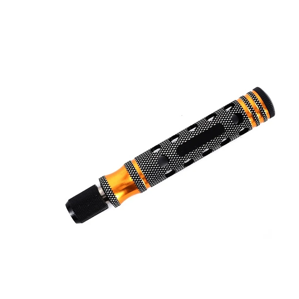 Steel 4-in-1 Hex Socket Wrench With Integrated Sizes And 6.35mm Shank For Use In Hobbyist Model Repair And Tuning Tasks