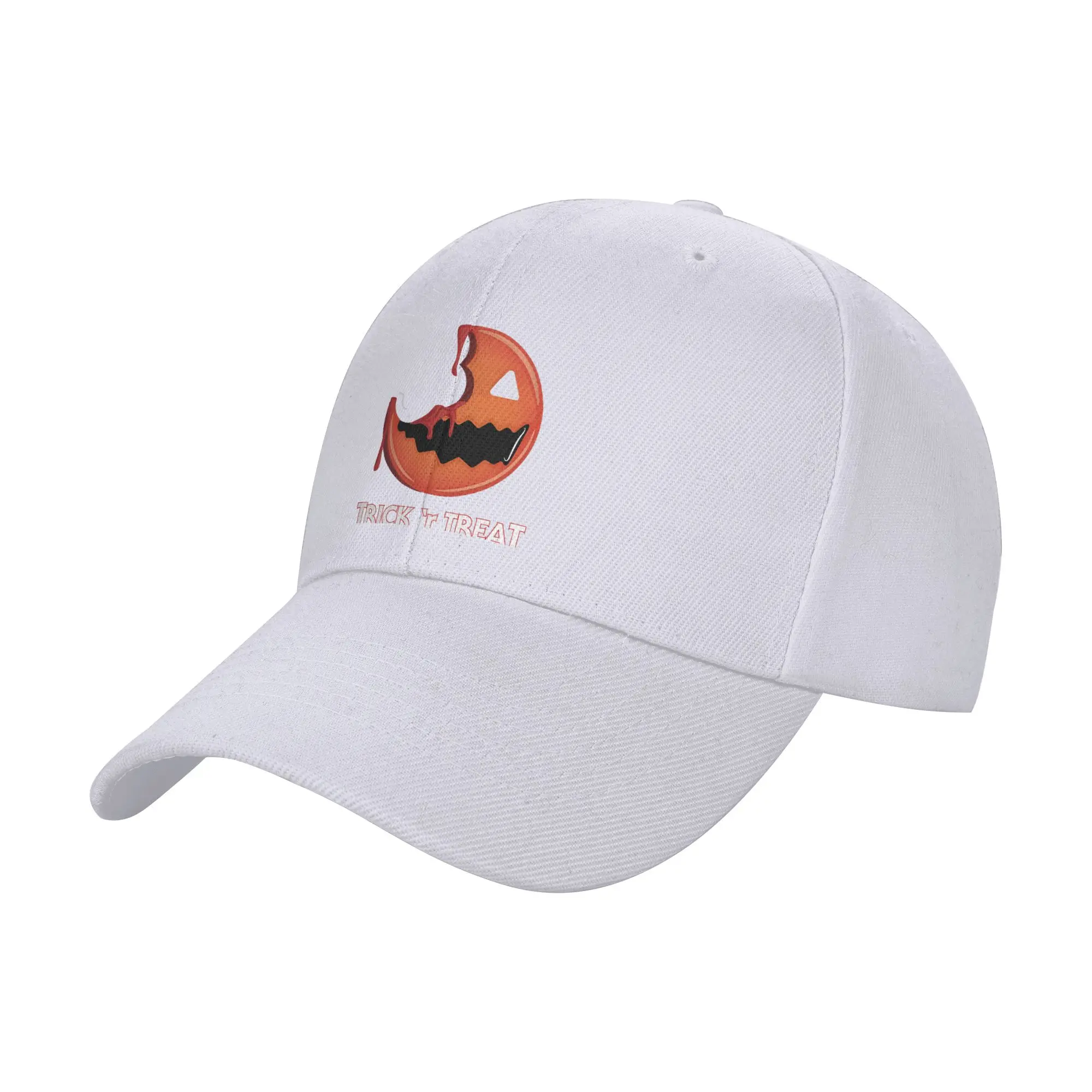Fashion Personalized Cotton Trick R Treat Sam Curved Brim Baseball Cap Couple Outfits Visor - view 2