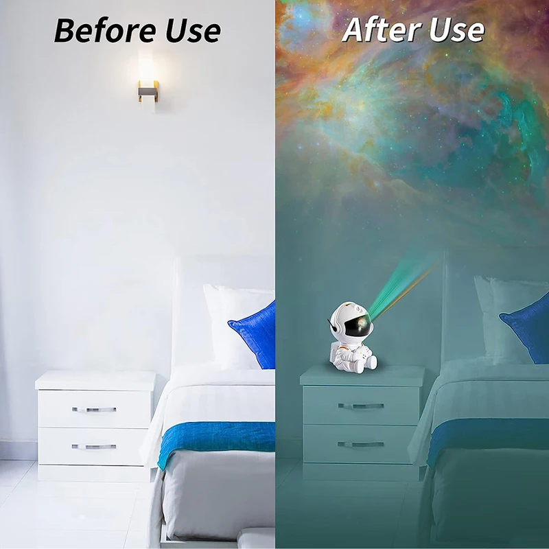 Astronaut Projector LED Night Light Starry Sky Projectors Mood Lights Lighting Decoration Bedroom Decorations Children\'s Gifts