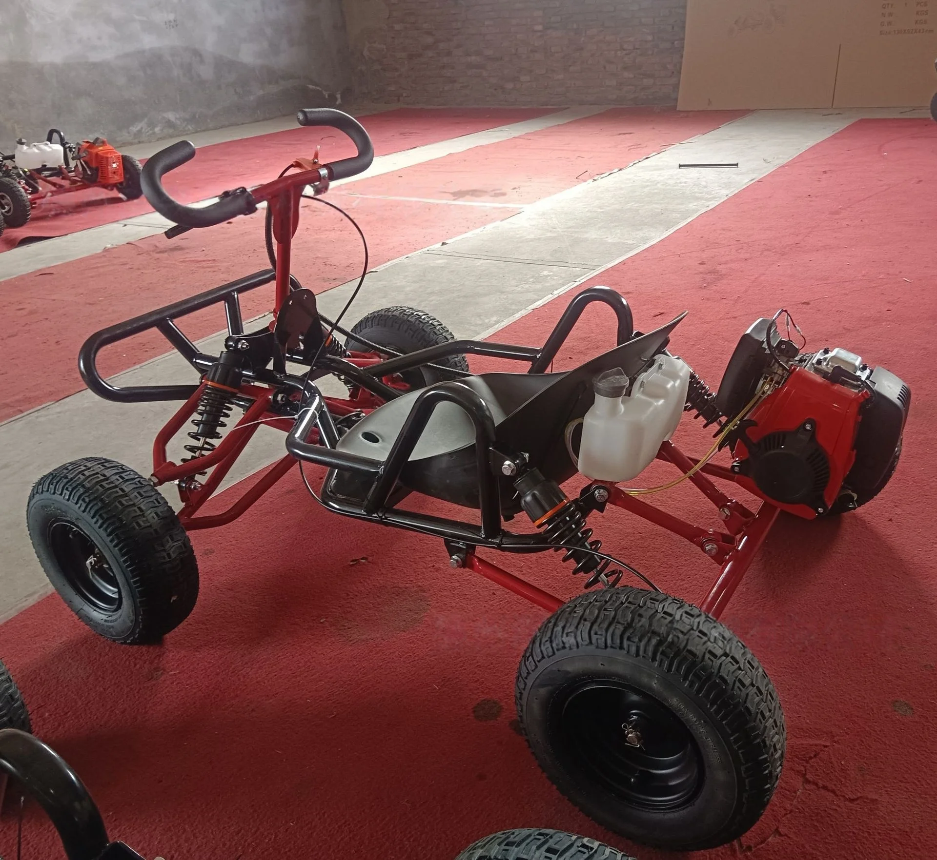 4 Stroke Gas Cross Buggy Pedal Go Kart, Balanced Power Component 34-45MPH For Mountain Sand Outdoor Racing - view 4