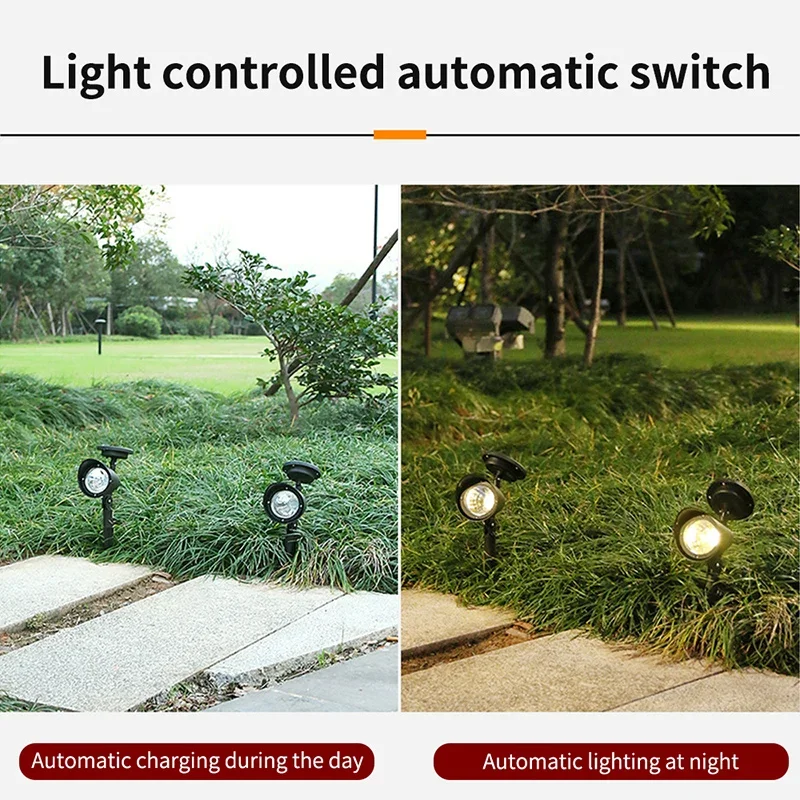 Outdoor IP65 Waterproof,Spot Lights,Brightness Adjustable for Garden Backyard Driveway Patio Law Decor  Patio Law Decor