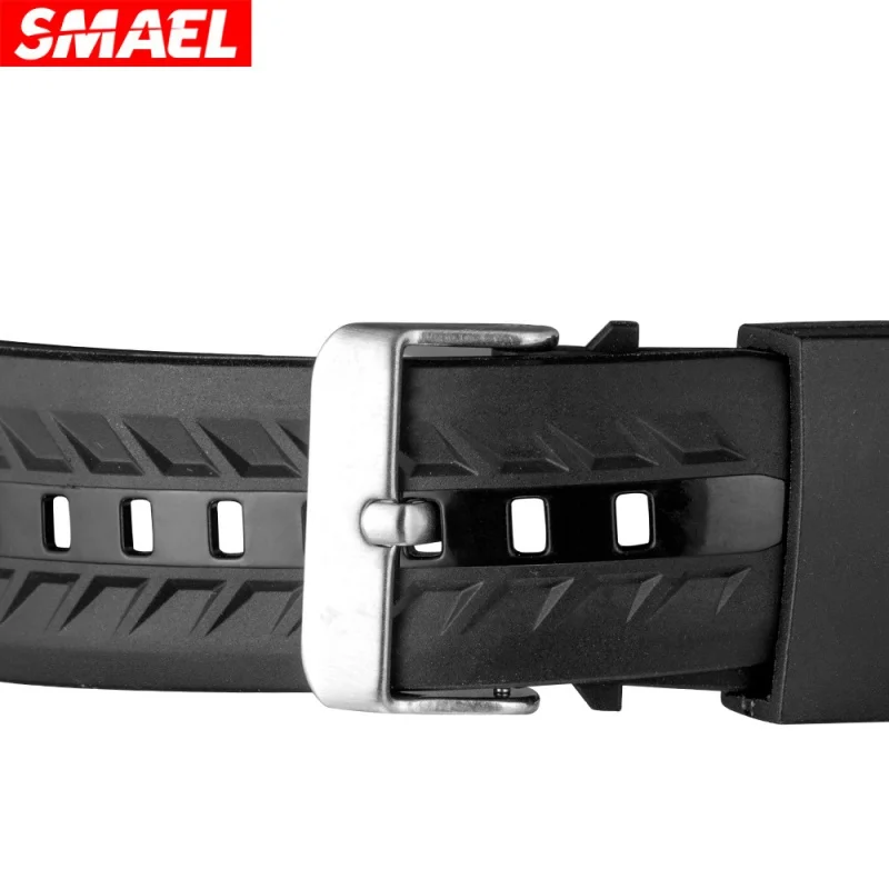 Smael Smael 다기능 전자 시계, 야외 방수 나침반, 스포츠 카운트다운 학생 시계