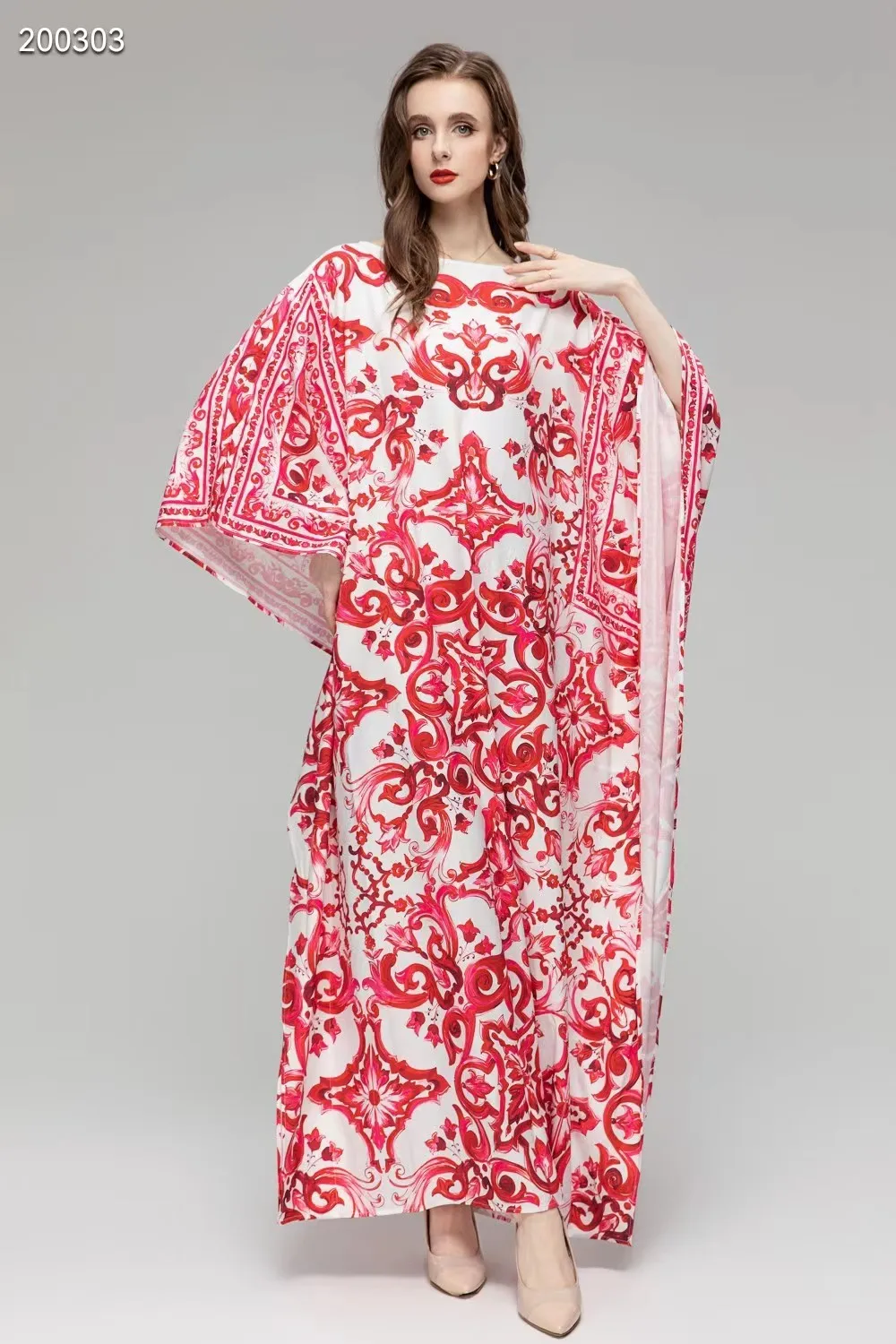 

aa6876 Fashion women's dress 2024 Popular European Design party style women's Clothing