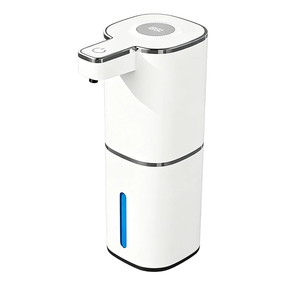 Automatic Soap Dispenser with Smart Sensor for Kitchen and Bathroom Wall Mount or Countertop Use ABS Black White