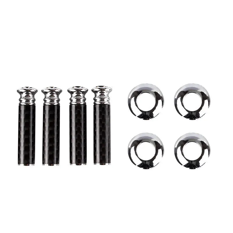 

for Suzuki Car Knob Pull Pins Cover Carbon Fiber Door Pin Lock Caps Badge Swift SX4 Cross Jimny Samurai Vitara Alto Ignis Grand
