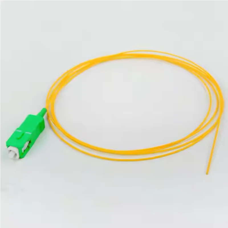 10pcs 0.9mm 9/125 SM Simplex SC APC/PC 1m Tight Buffer Fiber Optic Pigtail