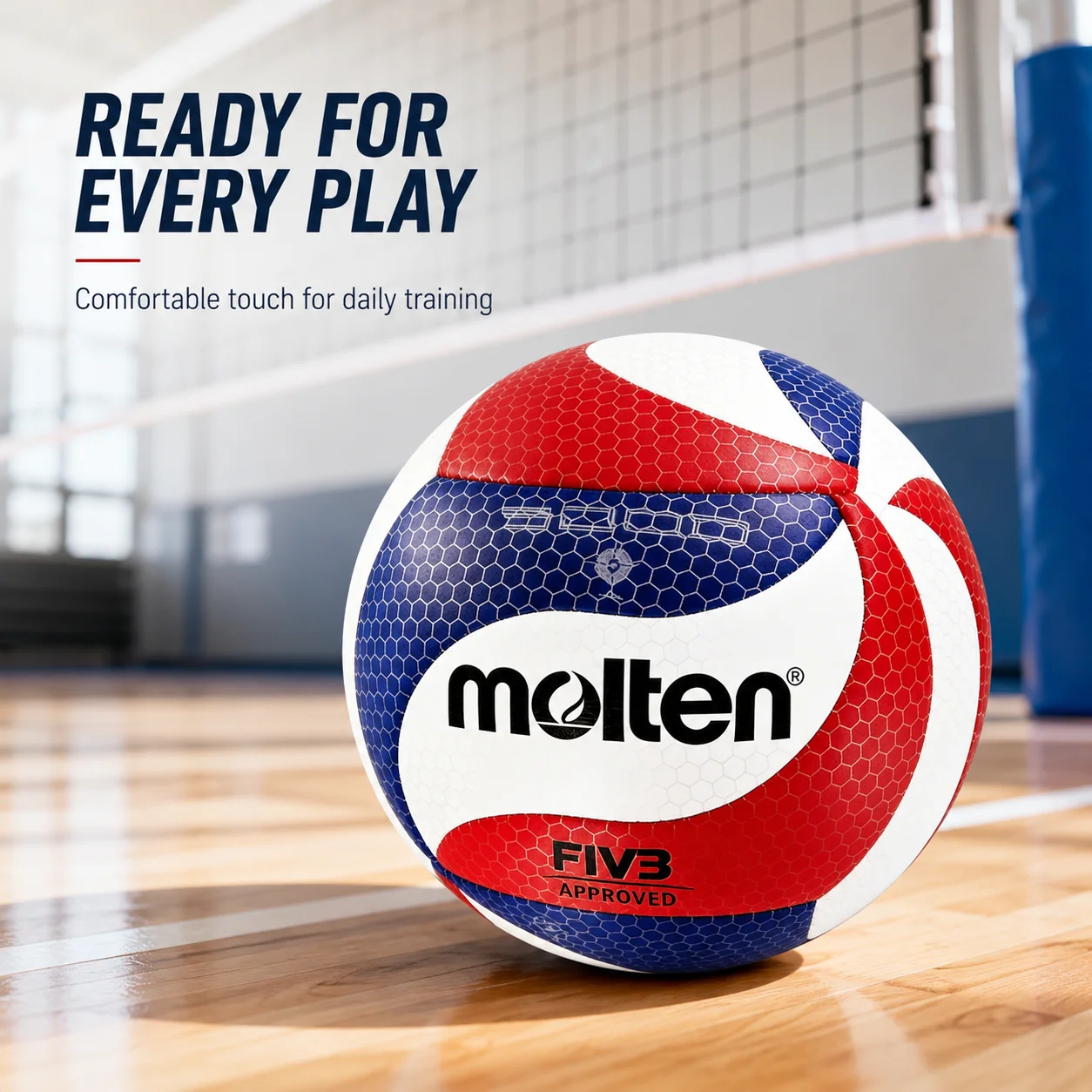 High Quality Volleyball Wear Resistant PU Surface Game Ball for Training Competition Indoor Outdoor Sports Equipment view 5