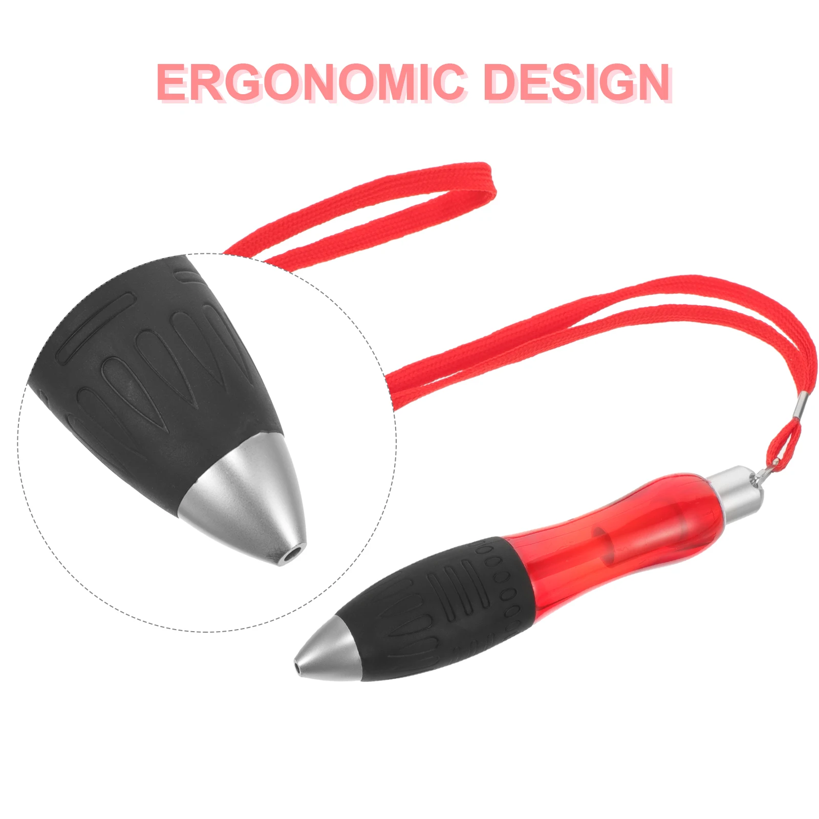 

2 Pcs Weighted Pen Pens Ball Point Portable Large Capacity Ballpoint Fat Smooth Writing Plastic Body for
