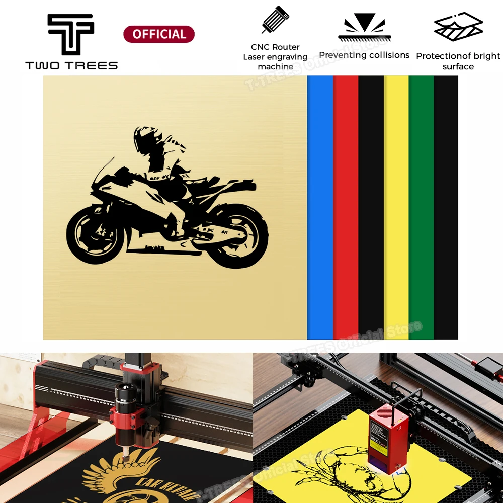 1PCS ABS Two-color Board Size 300x300mm Thickness 1.3mm Laser Engraving Board for Billboards Door Plates CNC Router Machine DIY