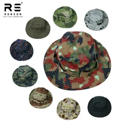 Tactical Penny Hat Round Edge Summer Breathable Sunshade Sunscreen Short-brimmed hat Cap Color Customization