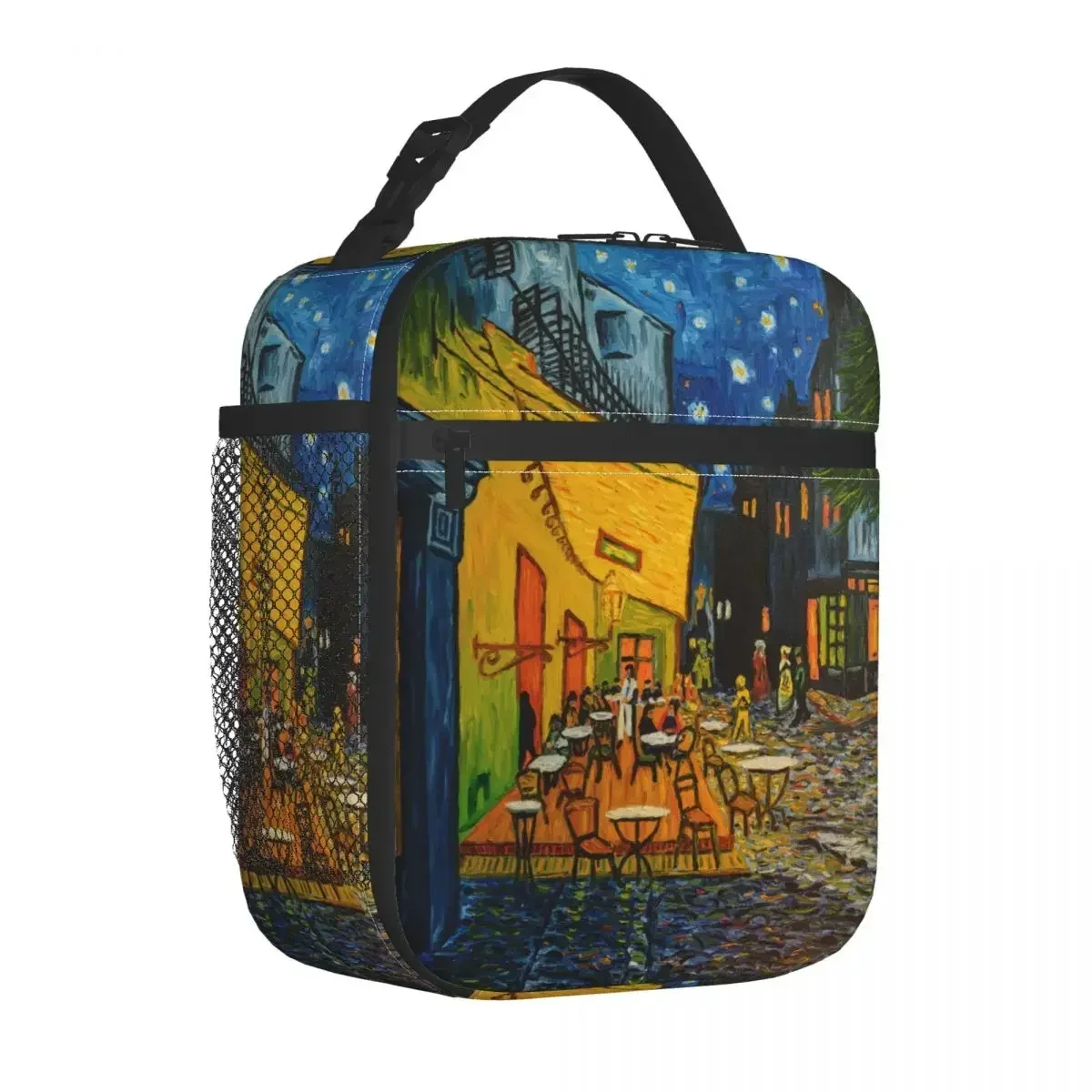 Van Gogh Cafe Terrace At Night Thermal Insulated Lunch Bag Work Portable Lunch Container Cooler Thermal Lunch Box