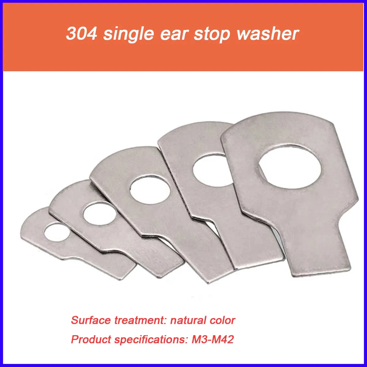 

304 Stainless Steel Single Lug Stop Washer/Single Lug Gasket