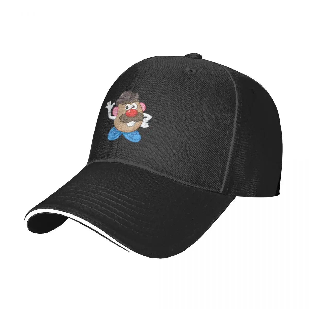 

Mr Potato Head Simple Portrait Baseball Cap Golf Hat black For Man Women's