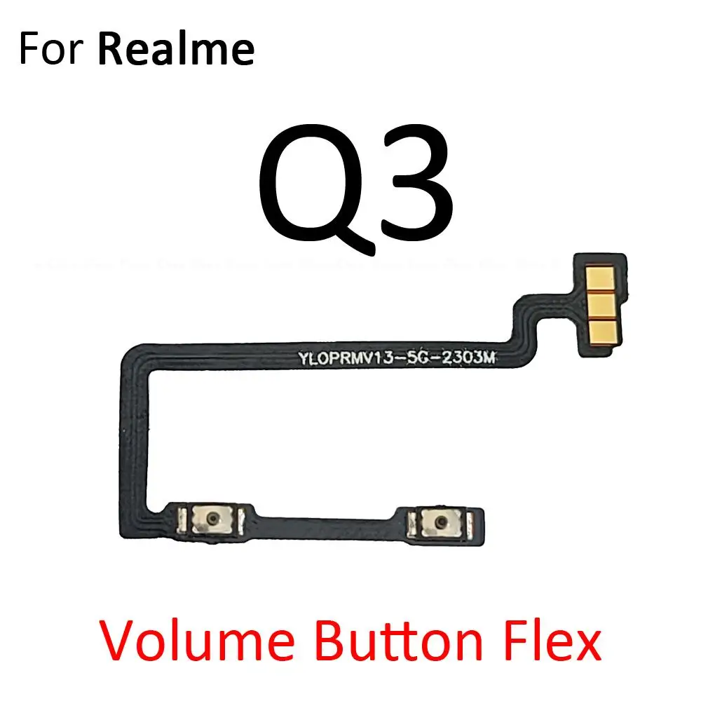Кнопка включения/выключения питания Кнопка управления громкостью гибкий кабель для OPPO Realme Q3 Q3i Q5i Q5 Pro Carnival 5G запасные части