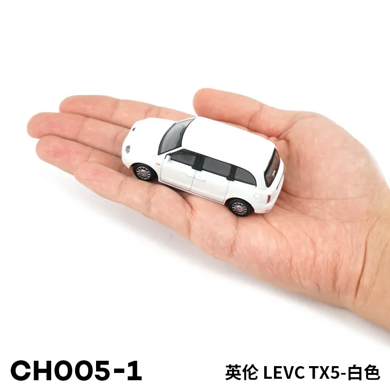 Diecast 1/64 Bilancia Geely LEVC TX5 CH005-1 Simulazione In Lega Modello di Auto Display Statico Giocattolo Da Collezione Regalo Souvenir Decration