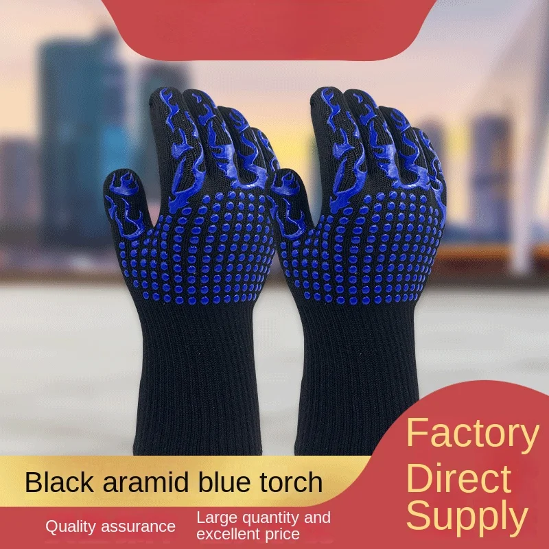 Gloves Anti-cutting Anti-scalding High Temperature 500 Degrees Oven Microwave Barbecue Labor Protection