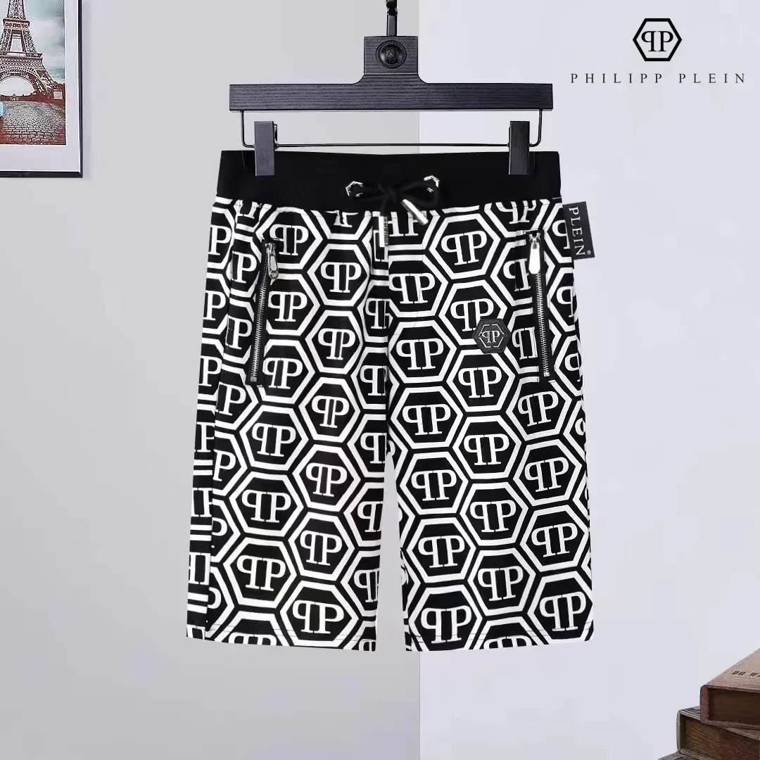 Philip Plein 2024 New Trend Personality Classic Retro Fashion Sports Spring Summer Men's and Women's Shorts Men's and Women's Casual Outdoor Party Beach