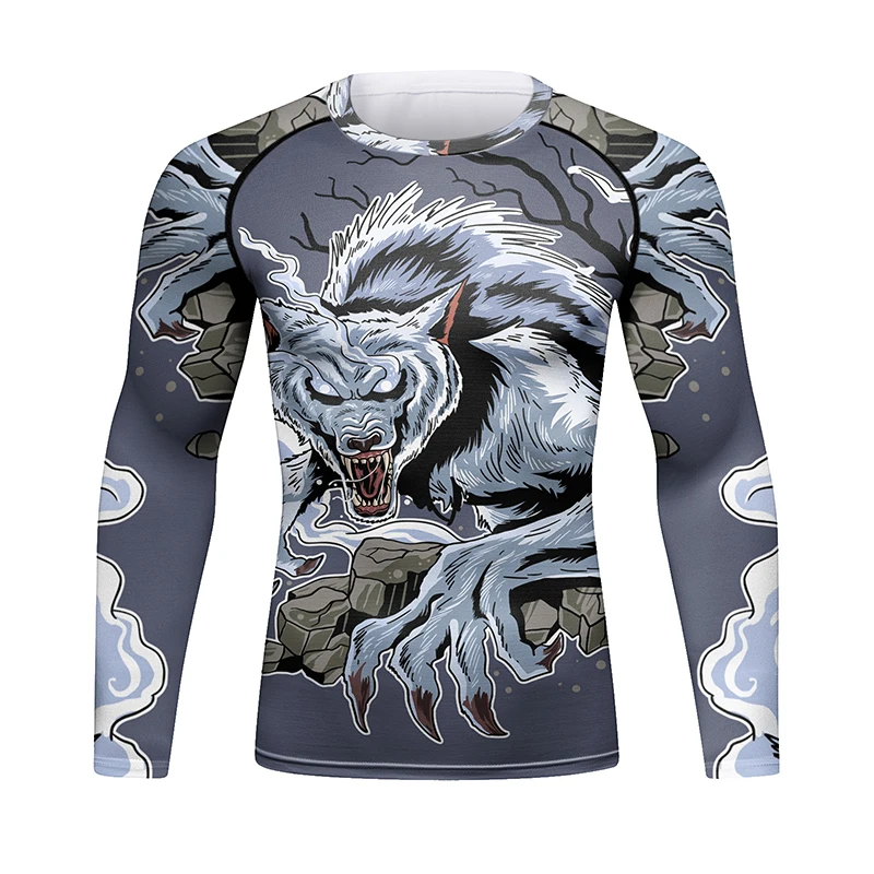 New Cody Lundin MMA Rashguard Jiu Jitsu Fitness Men Boxing Jerseys Compression BJJ KickBoxing Male Sublimation Muay Thai Tees