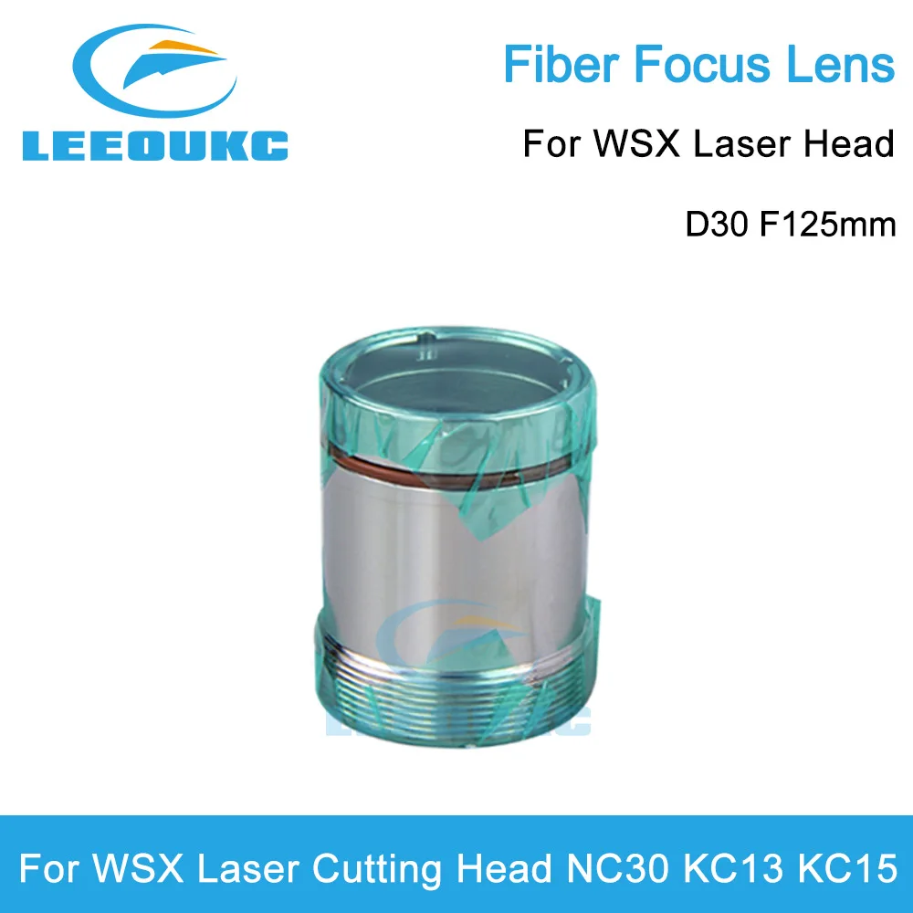 Imagem -03 - Leeoukc-fibra Laser Foco Lente com Suporte de Lente Cabeça de Corte a Laser Wsx Wsx D30 F100 F125 150 mm 4kw Wsx-gq-jt02 Kc13 Kc15 Nc30