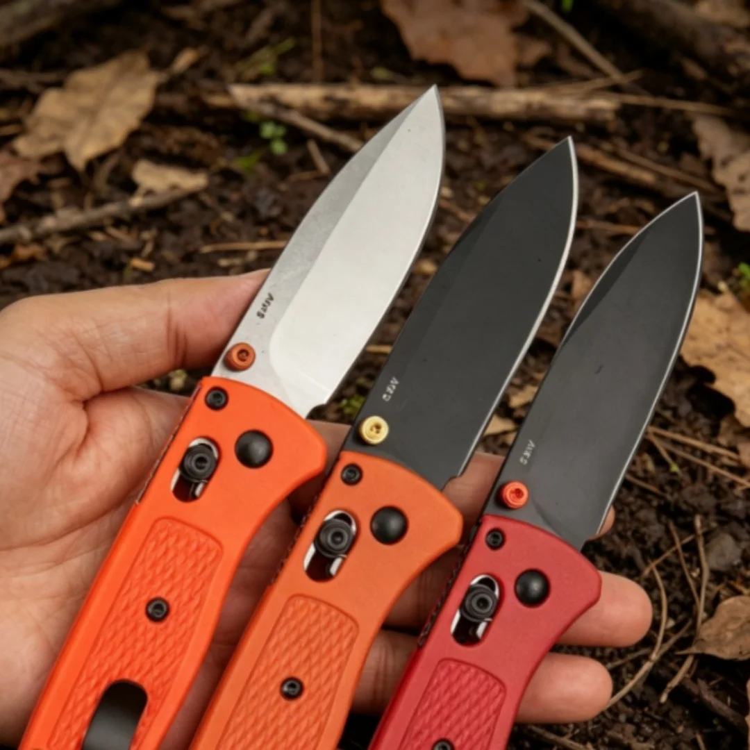Wholesale Retail Bm535 Bugout EDC Knife Premium Nylon Handle US Warehouse Fast Shipment OEM Custom Service Nice Gift for Daily Carry and Outdoor Activities