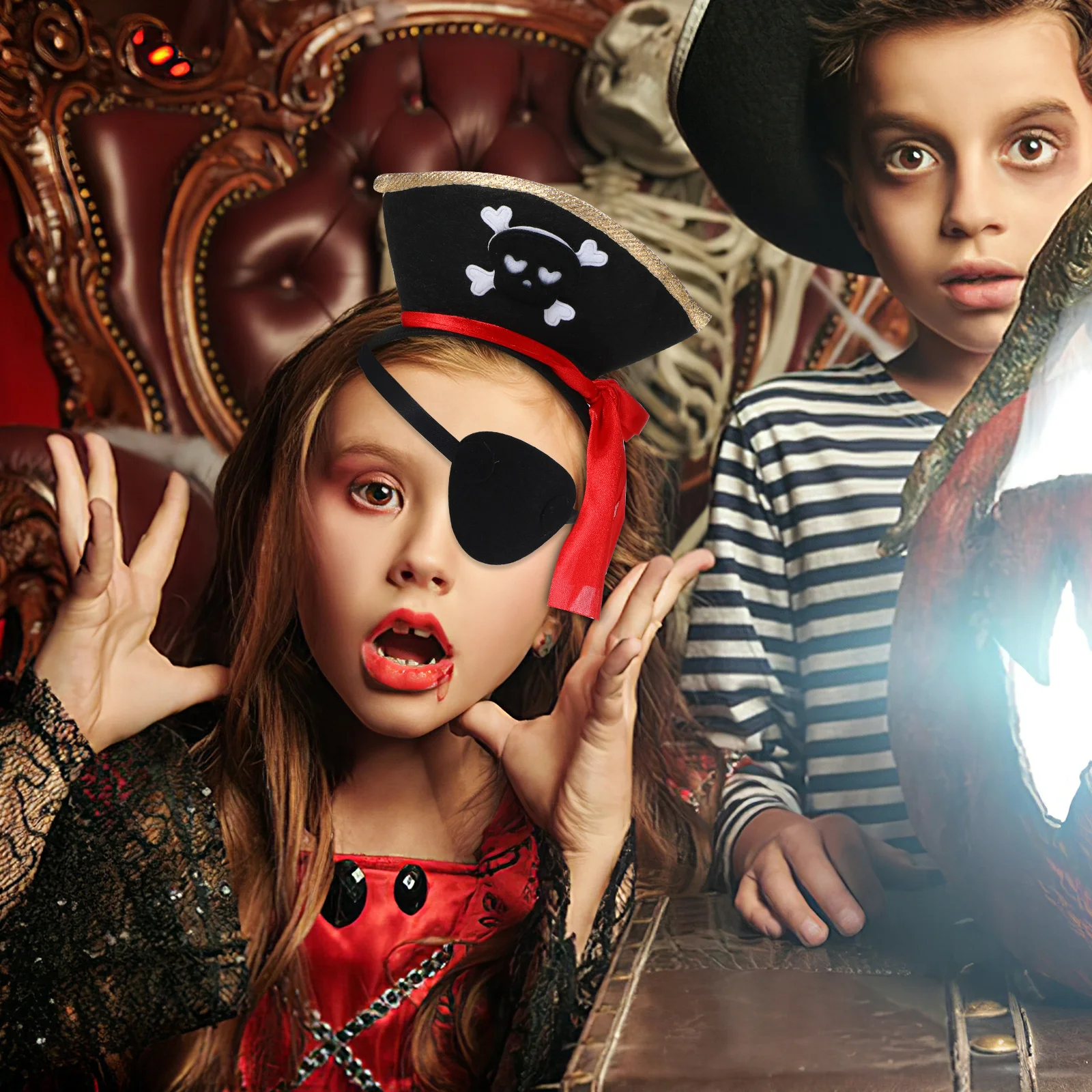 

's Pirate Suit s Costume Dress up Toddler Girl Outfit Girls Accessories