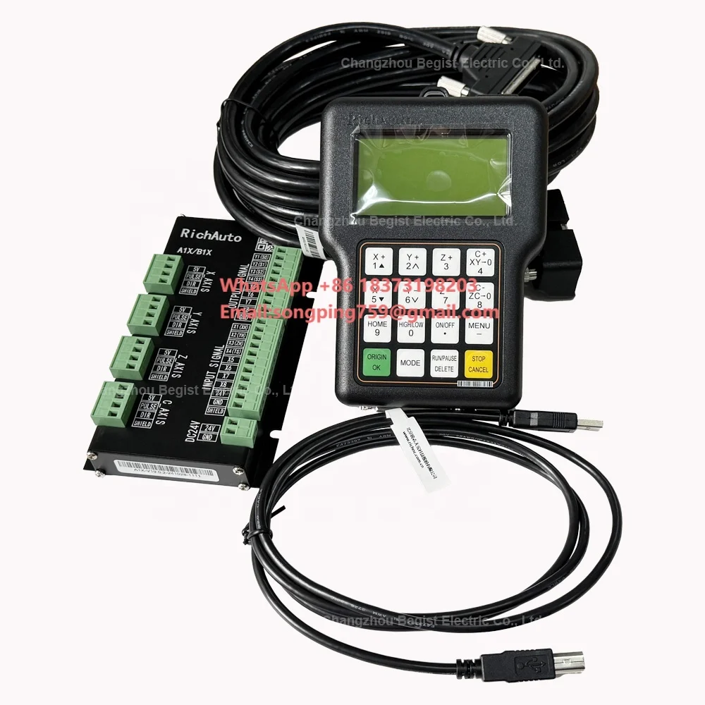 

For Richauto A18 4-Axis USB Linkage Motion Control System CNC Router Automatic Tool Change Device DSP Controller Made Plastic