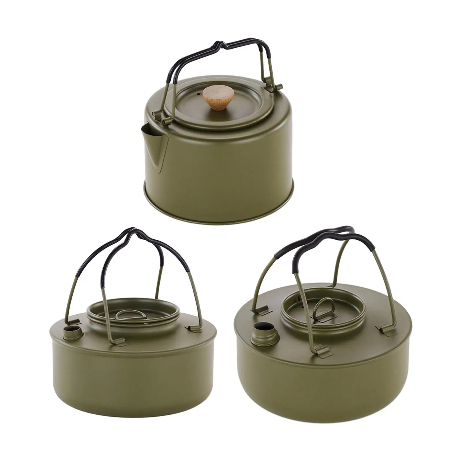 Camping Water Kettle Teapot Water Boiler for Campfire Backpacking Barbecue