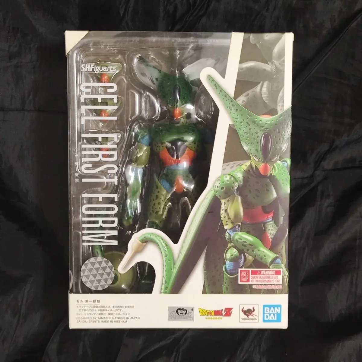 Original BANDAI S.H.Figuarts Dragon Ball Z Cell Seru First Form Anime Action Figure Dragonball Cell SHF Figurine Model