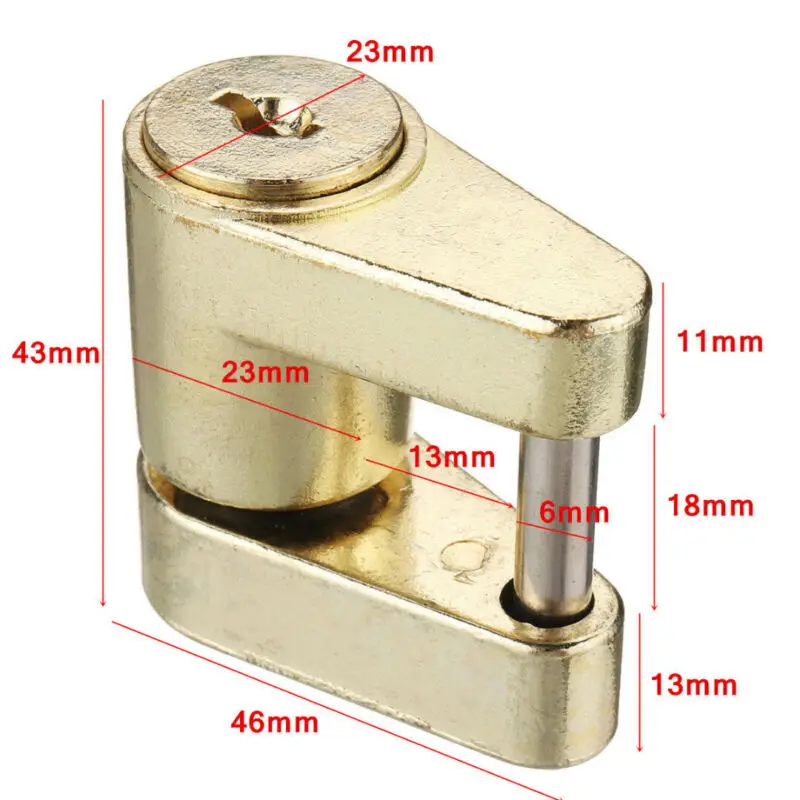 Hitch Coupler Lock Security Copper For Locking Hauling Tow Towing Trailer Truck Vehicles Zinc Alloy Anti-theft Auto