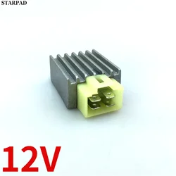 For E-bike Motorcycle Voltage Stabilizer Motor Bike 12V 6V Regulator Current Rectifier ATV BEV Scooter 4 Pin AVR Autostabilizer
